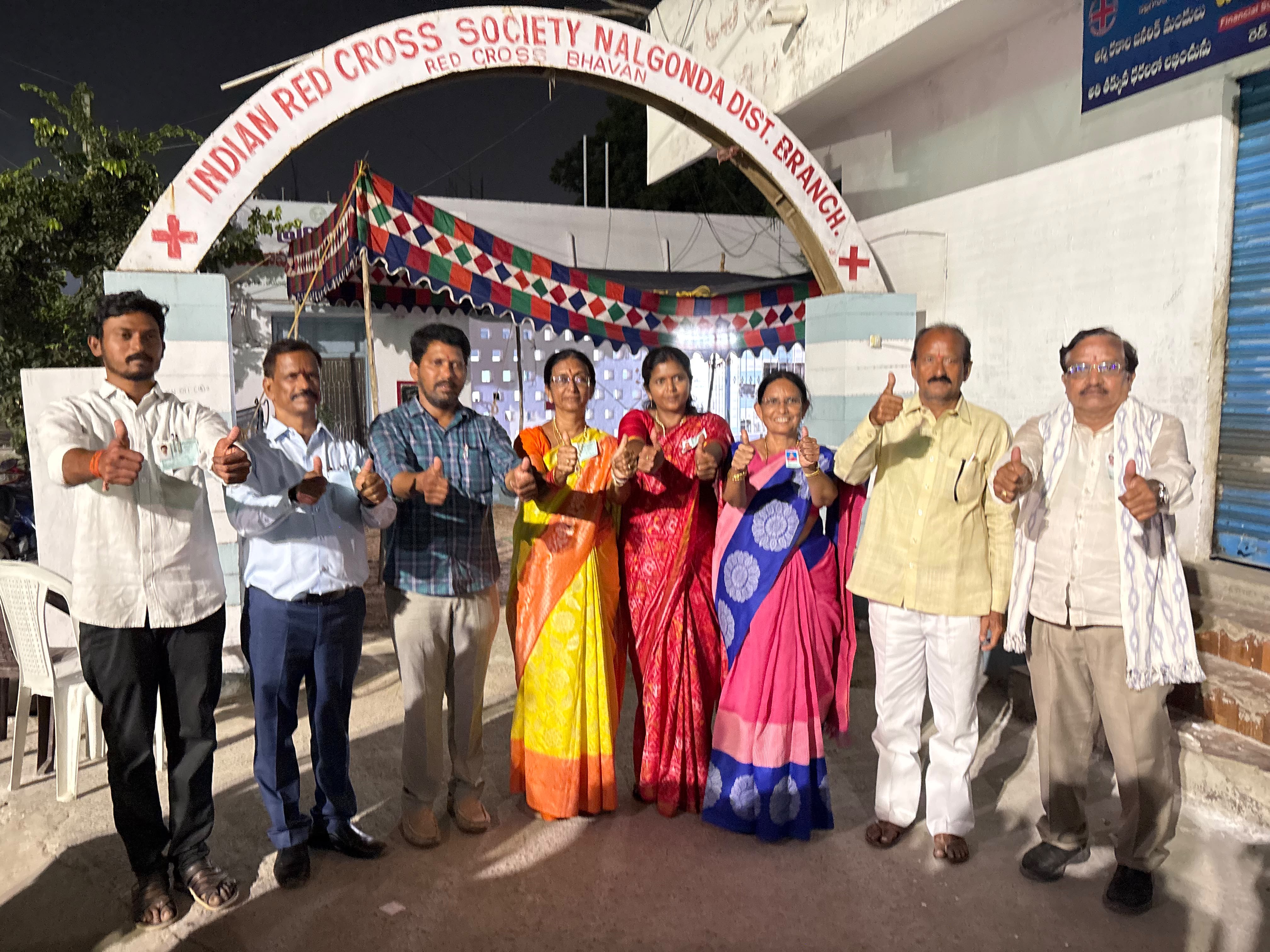 రెడ్‌క్రాస్ సొసైటీ ఎన్నికల్లో నూతనంగా ఎన్నికైన సేవా సమితికి శుభాకాంక్షలు!